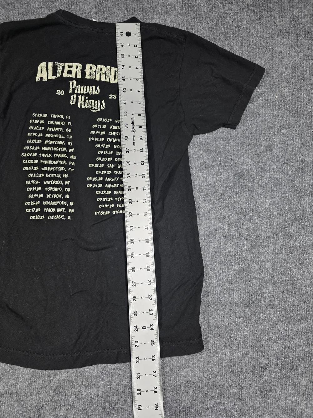 Alterbridge Pawns and Kings tour shirt mens M